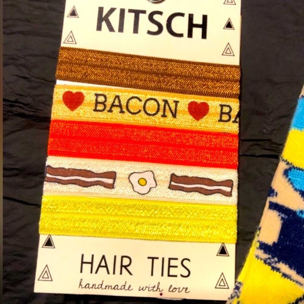 KITSCH No Snag Breakfast Themed Hair Ties